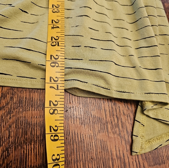 FH Clothing Co. Green Striped Sleeveless Tunic - Picture 9 of 9